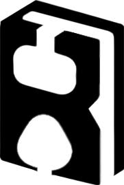 katsBooks logo - Letter K as a book